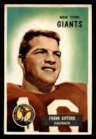 1955 Bowman #7 Frank Gifford Excellent+ NY Giants    ID:315432