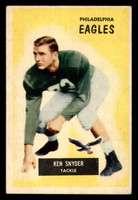 1955 Bowman #63 Ken Snyder Very Good Eagles   ID:315493
