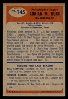 1955 Bowman #145 Adrian Burk Excellent+ Eagles   ID:315535