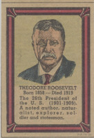 1935-36 Poster Stamps Collectors Club Hand Cut From Newspaper Theodore Roosevelt   #*