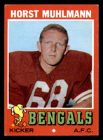 1971 Topps #49 Horst Muhlmann Ex-Mint RC Rookie Bengals   ID:317192