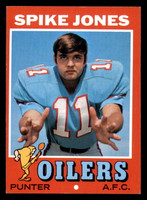 1971 Topps #64 Spike Jones Near Mint RC Rookie Oilers   ID:317217