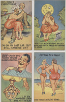 1950's Post Card Art Lot 38 Different  #*