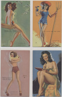 1945 Mutoscope W424-2b Artist Pin-Up Girls Set 64   #*