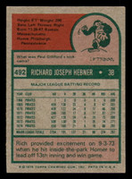 1975 Topps Mini #492 Richie Hebner Excellent+ Pirates    ID:318072