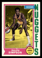 1974-75 Topps #219 Ralph Simpson Ex-Mint Nuggets   ID:318686
