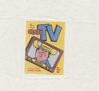 1968 Topps Crazy T V  TEST 5 Cents Wrapper  #*sku34164