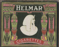1910 HELMAR TURKISH CIGARETTES LARGER BOX 3 1/2 by 2 3/4 inches  #*