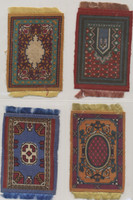 1912-1915 B56-2 Conventional Rugs 3 1/8 by 5 1/4 Inches Lot 11 With Fringe  #*