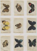 1910 S-9-1 BUTTERFLIES & MOTHS (WITH CIGARETTES NAME AT BOTTOM) LOT (15) 3 1/4 X 2 INCHES  #*