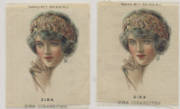 1910 S-61-1 FEMININE (ZIRA) 2 X 3 INCHES   #*