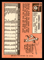 1969 Topps #351 Carroll Sembera Near Mint Expos   