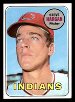 1969 Topps #348 Steve Hargan Excellent+ Indians   