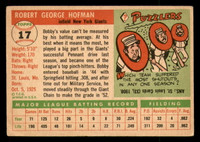 1955 Topps #17 Bobby Hofman Very Good  ID: 320757