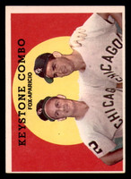 1959 Topps #408 Nellie Fox/Luis Aparicio Keystone Combo Excellent+  ID: 320773