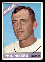 1966 Topps # 28 Phil Niekro Good  ID: 320789