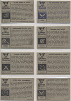 1954 Bowman U. S. Naval Victories Set 48 Back Is Black (RARE) 45/48   #*