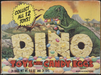 1988 Topps Dino Toys With Candy Eggs 24 Bags In Box  #*