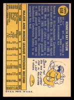 1970 Topps #658 Ken Tatum Miscut RC Rookie Angels High #   ID:321143