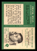 1966 Philadelphia #49 Frank Ryan Ex-Mint 