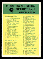 1966 Philadelphia #197 Checklist 1 Marked   ID:321775