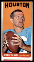 1965 Topps #69 George Blanda Miscut SP Oilers    ID:321876