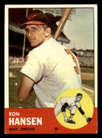 1963 Topps #88 Ron Hansen Excellent+ Orioles   ID:322148