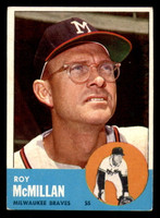 1963 Topps #156 Roy McMillan Excellent Braves   ID:322271