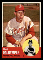 1963 Topps #192 Clay Dalrymple Excellent+ Phillies    ID:322336