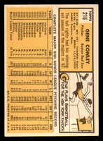 1963 Topps #216 Gene Conley Excellent+ Red Sox    ID:322381