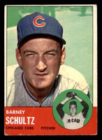 1963 Topps #452 Barney Schultz Very Good Cubs    ID:322808