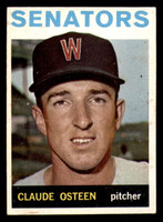 1964 Topps #28 Claude Osteen Excellent+ Senators    ID:322952