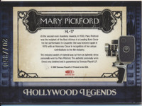 2007 Donruss Americana Hollywood Legends Materials HL17 Mary Pickford 207/350  #*