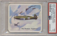 1940's V407 Cracker Jacks #46 The Hawker Typhoon U.N. Battles Planes PSA 5 EX  #*