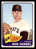 1965 Topps # 84 Ron Herbel Ex-Mint  ID: 324747