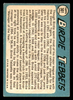 1965 Topps #301 Birdie Tebbetts MG VG-EX  ID: 325266