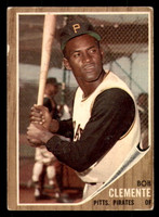 1962 Topps #10 Roberto Clemente VG-EX 