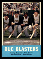 1963 Topps # 18 Smoky Burgess/Dick Stuart/Roberto Clemente/Bob Skinner Buc Blasters Excellent+  ID: 326152