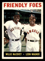 1964 Topps # 41 Willie McCovey/Leon Wagner Friendly Foes VG-EX  ID: 326218