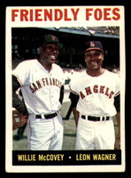 1964 Topps # 41 Willie McCovey/Leon Wagner Friendly Foes VG-EX  ID: 326219