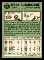 1967 Topps #119 Wade Blasingame Excellent+  ID: 328366