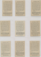 1915-1918  Useful Birds Of America "New Series Of Birds" Set 30  Same Backs  #*