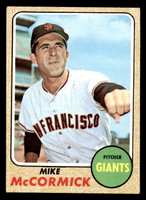 1968 Topps #400 Mike McCormick Excellent+  ID: 330867