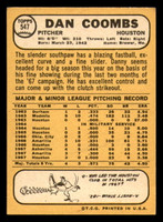 1968 Topps #547 Danny Coombs Excellent+  ID: 331217