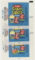 1979 Fleer Crazy Labels Stickers  Wrapper  Lot of 3 #*sku34484