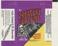 1973 Topps Creature Feature Wrapper  #*sku37047