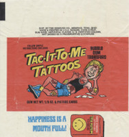 1982 Donruss Tac-It-To-Me Tattoos Red Wrapper  #*sku34490