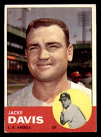 1963 Topps #117 Jacke Davis Very Good 