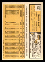 1963 Topps #140 Frank Lary G-VG 