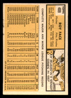 1963 Topps #409 Roy Face Excellent+  ID: 333791